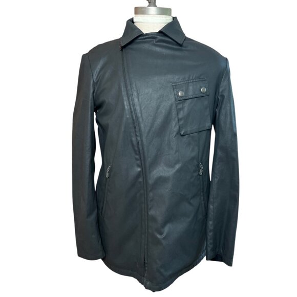 Belstaff Runway Sturry Black Reversible Men's Coat EU Size L NWT - Picture 12 of 12